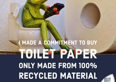 I made a commitment to buy toilet paper