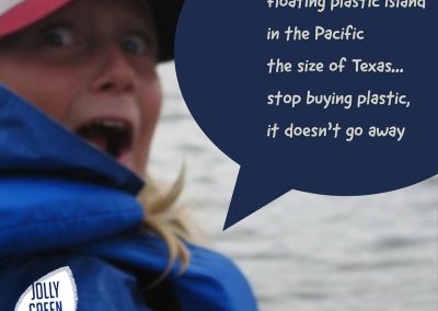 OMG there is a floating plastic